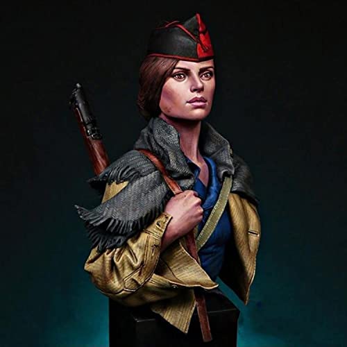 Figura Modelo Kit Resina Guerrero Antigua 1:10 miniatura 1