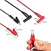 Neoteck Banana Plug to Alligator Clip Test Lead, 15A 1000V Heavy Duty Crocodile Clip Lab Test Cable with Banana Plug for Multimeter- 39 inch (1m)