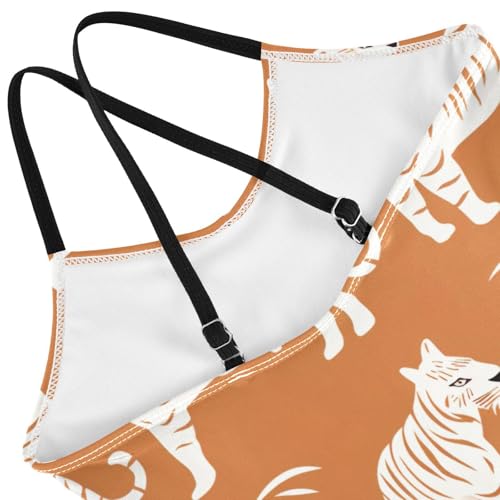 Tiger Girls One Piece Swimsuit Beach Swimwear 208574644