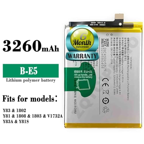 Image of Original B-E5 Battery for VIVO Y81 /Y83 / 1802 /1808 / V1732A / Y83A / Y81S Battery with 6 Month warrenty**** (B287)