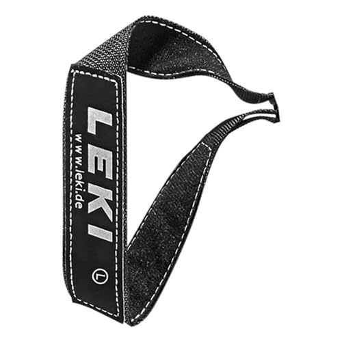 LEKI Lock Security Strap mit Fleecebesat, schwarz, für Leki Trekking- und...