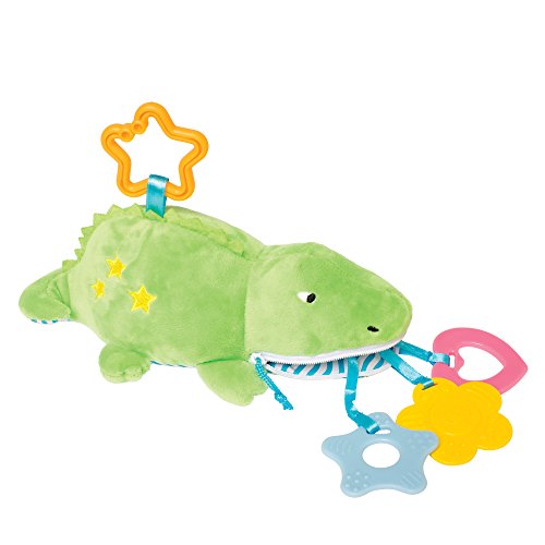 Image of Manhattan Toy Gabby Gator Zip & Play Teether and Travel Baby Toy