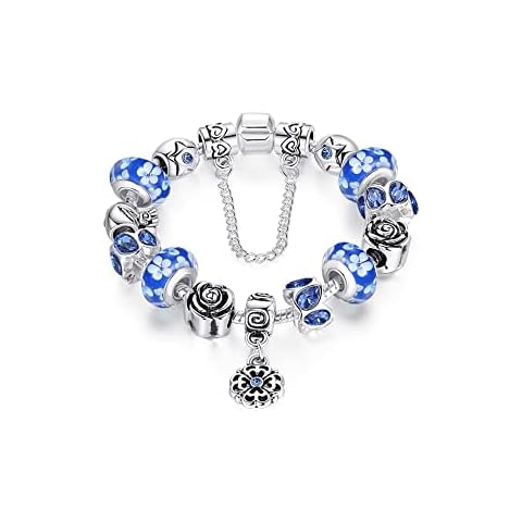 Verona Charm Bracelet with Crystal Beads Cover