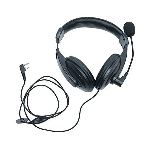Casque talkie-walkie avec micro perche orientable et isolation acoustique