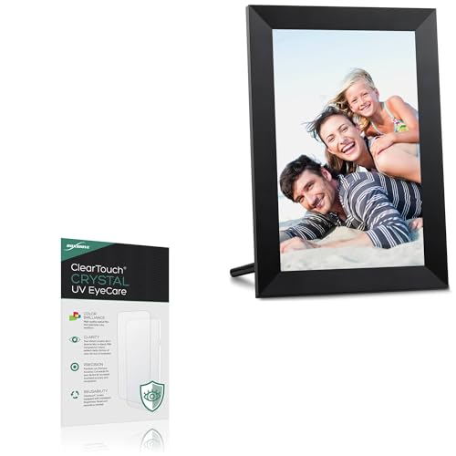 BoxWave Screen Protector Compatible with AEEZO Digital Picture Frame (10.1 in) - ClearTouch Crystal Anti-UV EyeCare (2-Pack), Filters Out Harmful Blue Light Reduce Fatigue