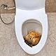 3D Eichhörnchen Toilettensitz-Aufkleber – Lustiger Tierdesign-WC-Sticker aus hautfreundlichem Vinyl