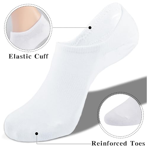 3/6 Pairs Cotton No Show Socks Womens Low Cut Ankle Athletic Socks Anti-Slid Casual Invisible Liner Sock2