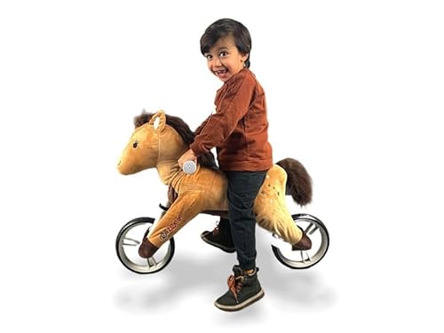 Indalchess Vélo d'équilibre type cheval, 2-5 ans