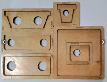 Amazon.co.jp: 長財布 カード入れ 財布 型の 抜き型 パンチ 型紙