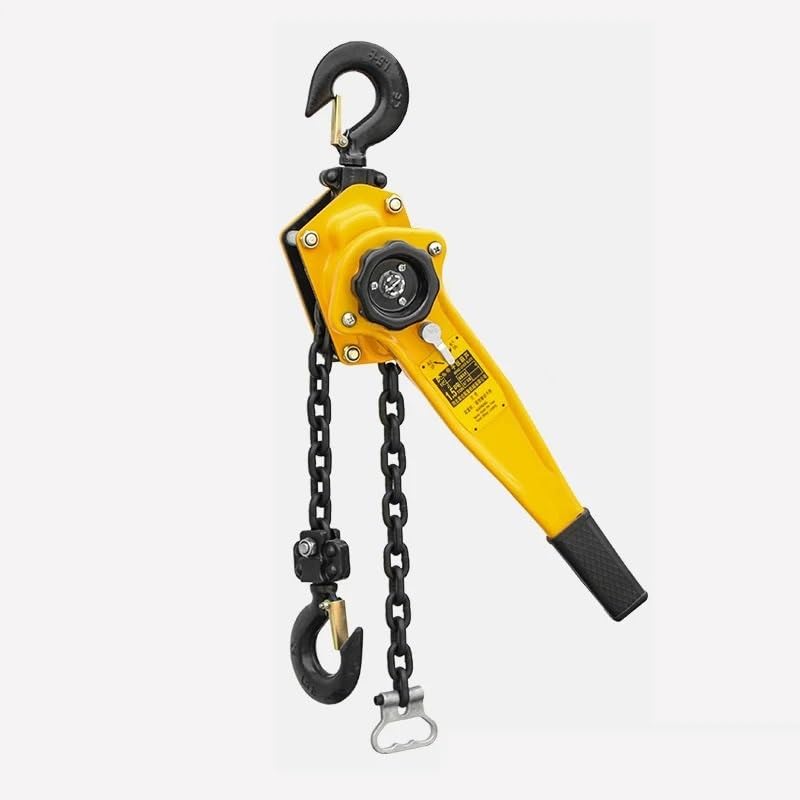 Paranco elettrico Filo manuale in acciaio al manganese Gancio per trazione manuale Strumento di sollevamento Leva Piccola catena a mano Paranco per trazione manuale 3M montacarichi da balcone(3M,1000
