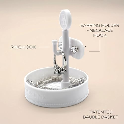 Diamond Drunk The Starter Collections - Non-Toxic, Fine Jewelry Cleaning Kit for Diamond, Gold, & Platinum Rings & More - 2 Months Supply of Safe, Sustainable Cleaner to Restore Shine - Patented Bauble Basket & Reusable Vessel3