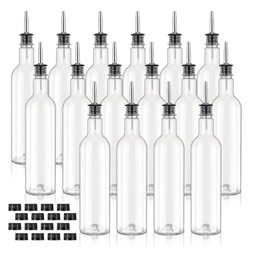 RimCereal 16 Pack Liquor Pour Bottles
