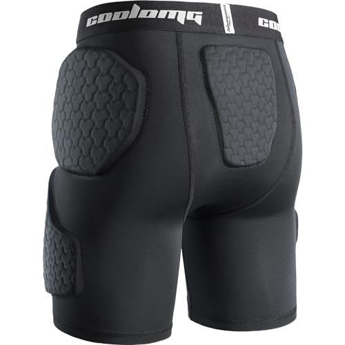 COOLOMG Youth 5 Pad Football Girdle Padded...