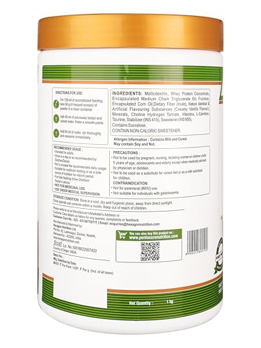 Image of PentaSure Hepatic Liver Care Nutritional Supplement | Vanilla Flavor - 1Kg | BCAA, MCT & Calorie Dense Nutritional Supplement Drink | 17.5g Protein per 100g | Supports Liver Function, Muscle Recovery