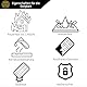 IRON HODL Steel Wallet (2x 24+1) + Testplatte, Schrauben, Siegel Sticker, Box - Recovery Seed Phrase Metallplatte Cold Wallet Crypto Bitcoin Wallet Hardware Wallet Crypto Steel Wallet Krypto Wallet