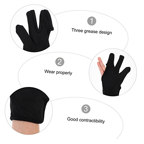 Ipetboom 6 Peças Luvas De Cabeleireiro Luvas De Proteção De Ferro Liso Luvas De Barbeiro De Cabelo L