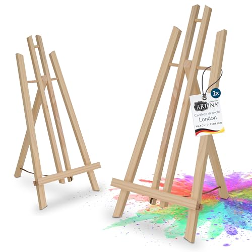 Artina Cavalletto Set di 2 pittura da tavolo London per