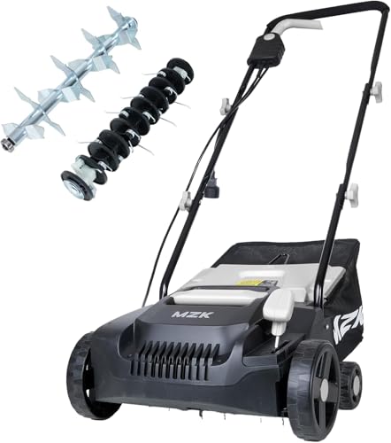 MZK Elektro-Vertikutierer & Rasenlüfter，20 cm