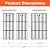 17" Grill Grates for Charbroil Performance 4 Burner 463352521 463354021 463365522 463365021 463350521, Cooking Grids for Charbroil Grills, Replacement Parts for G426-0004-W1 G426-0005-W1, Cast Iron