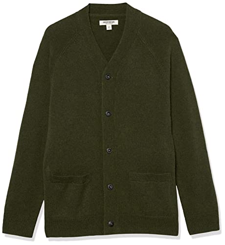 Image of Amazon Essentials Men's Lambs Wool V-Neck Cardigan Sweater with Pockets (Previously Goodthreads)