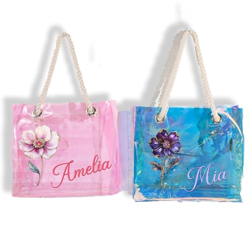 Bolso tote transparente personalizado miniatura 6