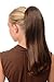 Produktbild WIG ME UP - BRO-525-2T30 Haarteil Pferdeschwanz Extension mit großer Klammer sehr lang glatt voluminös Kastanie Braun Mix
