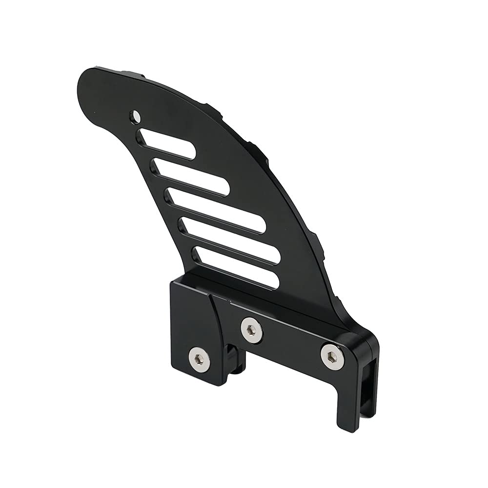 NICECNC Protection de disque de frein arrière noir | Compatible avec Husqvarna 125-501 TC/FC/TE/FE modèles 2014-2017 FC250/350/450 2019-2021. Voir compatibilité