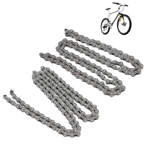 Bike Chain, 2PCS 6 7 8 Speed Bike Replacement Reusable Replacement Steel for Mountain Road Bike
