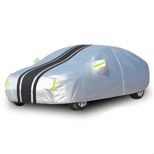 YCLNFC Full Car Cover for Nissan S15 Silvia S14 S13 180SX/200SX/240SX/S14A 270R 1989-2002 Waterproof All Weather Car Cover Outdoor Indoor Hail Protector Tarpaulin with Cotton,C, normal