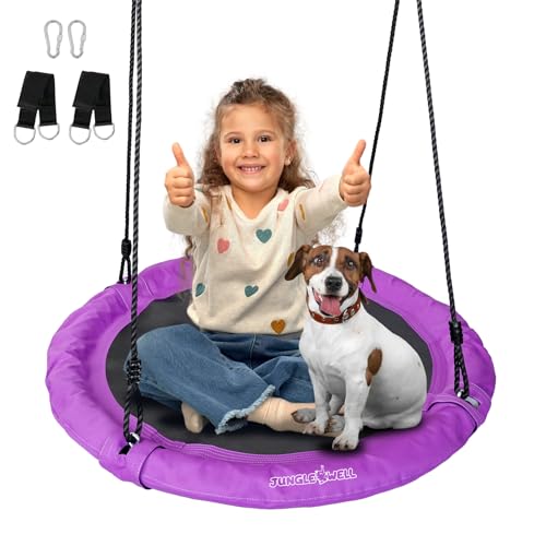 JUNGLE WELL Nest Swing Seat, 100cm, Jubiliee Purple