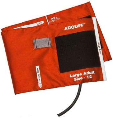 ADCUFF & Bladder, 1 Tube, Lrg Adult, Orange 1/EA