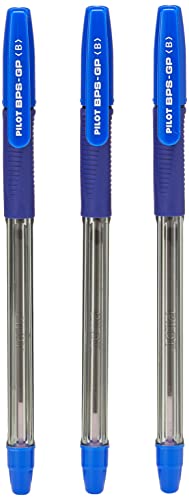 Pilot BPS - GP Grip Ballpoint 1.2 mm Tip (Pack of 12) - Blue