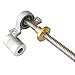 YUHYCOS Industrial Lead Screw Daoluogan T8 Lead Screw 150mm~1200 Mm 2mm with Nut & KP08 Bearing Bracket & 5 * 8 Mm Flexible Coupling 3D Printer Parts(1000mm)