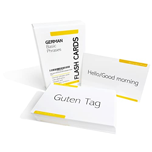 Pat's Flash Cards 50 German Basic Phrases Flash Cards with Conversation Variations