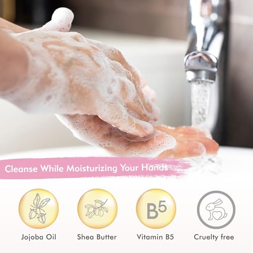 ROMIIE ZOI Cherry Blossom Liquid Hand Soap Refill Gift Set 3 Pack (26 Fl Oz Each), Moisturizing & Gentle, Biodegradable Formula with Essential Oils for Spa, Kitchen, Bathroom by ROMIIE ZOI - Image 4
