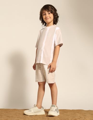 Image of USPA Kids Boys All Over Printed Relaxed Fit T-Shirt