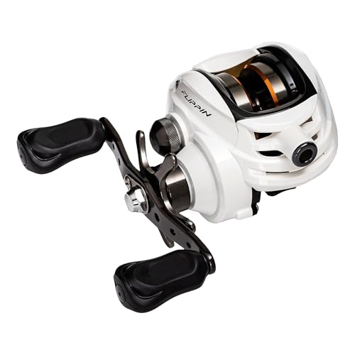 Ardent Arrow Flipping Baitcast Reel, Right Handed, 7.0:1 High Speed Gear Ratio, 5+1 Ball Bearing, 12lb 150 Yard Line Capacity, Aluminum Frame Fishing Reel with Rubber Grip Knobs