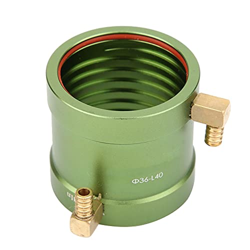 Culnflun Water Cooling Jacket RC Motor Cooling Kit Full Coverage Heat Transfer Anodized Finish CNC Machined Metal Construction for RC Boats Modeling 36 40mm 36 50mm