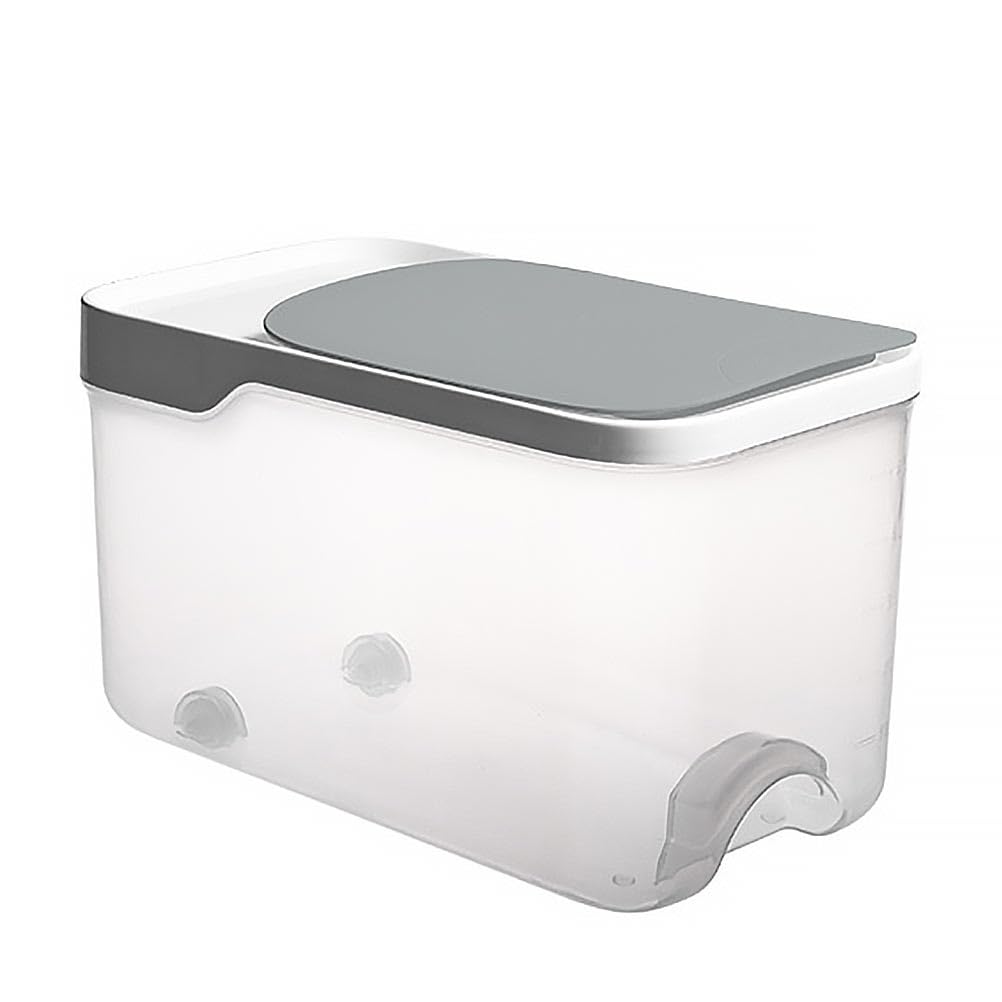 YARNOW 5 kg di riso, contenitore ermetico, per farina, polvere, riso, cibo secco, dispensa, resistente all'umidità, organizzatore per la casa, 29. 3 x 17. 8 cm