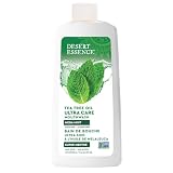 Desert Essence Natural Tea Tree Oil Ultra Care Mouthwash - Mega Mint - 16 Fl Oz - Freshens Breath - Defends Against Sugar Acids - Vitamin C - Soothes Gums - Whitening Floss - Removes Food Debris