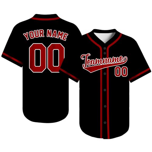 Camiseta personalizada de béisbol para hombre, mujer y juventud con nombre, número y logo, bordada o impresa miniatura 1