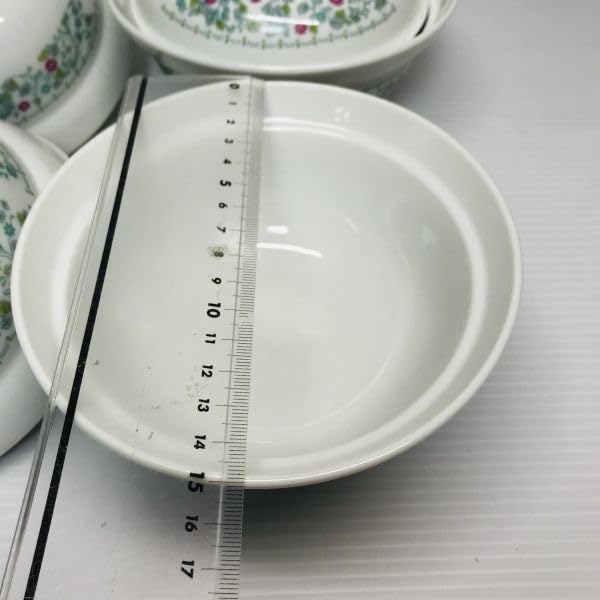 Amazon.co.jp: HYAKUSEN KAIどんぶり皿 蓋つき 百選会 花柄 お