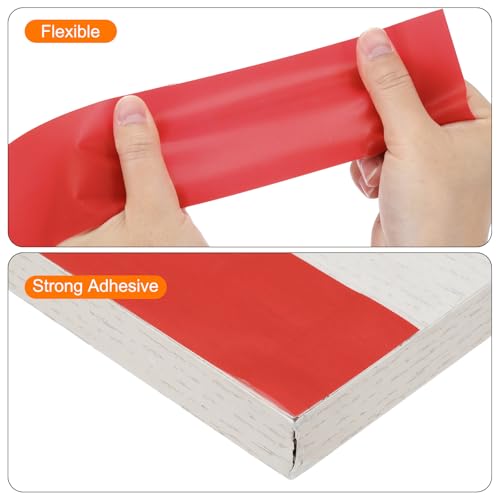 Image of MECCANIXITY 2Pcs Air Conditioner Pipe Tapes, Pipe Wrapping Tape PVC Protective Tube Duct Tapes for Repairs DIY Projects AC Insulation Tape, 6cm x 32.8ft Red
