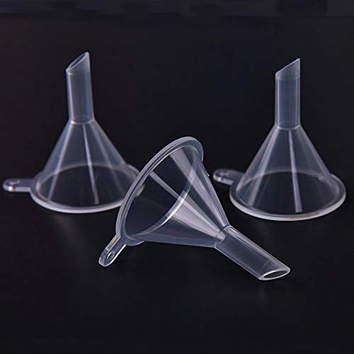 Mntt 10Pcs Small Clear Funnels For Art Sand Bottle Filling Perfumes Lab Bottle Essential Oils Arts Crafts Supplies #TOP5