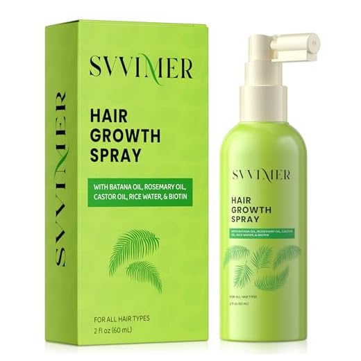 Svvimer Hair Growth Serum Spray - with Rosemary Batana Oil Biotin for Hair Loss and Thinning Hair - Thicker Fuller Hair for Women Men 2 Fl Oz (Pack of 1)