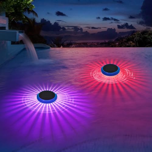 Solar Schwimmende Pool Licht,LED poolbeleuchtung mit Farbwechsel...