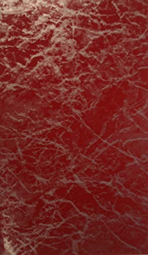 Wachsverzierfolien Edelmarmor einfarbig Anzahl 1 Stück, Größe 155 x 90 mm, Farbe rot/silber Cover
