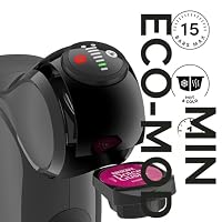 NESCAFÉ DOLCE GUSTO DeLonghi Dolce Gusto Genio S EDG226.A, Pod-Kaffeemaschine, inklusive 3 Stück, kompaktes Design, verstellbare Abtropffläche, 0,8 l, abnehmbarer Wassertank, 1470 W, Anthrazit – Ansicht 3
