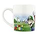 P:os 33879 - Trink-Becher im Super Mario Design, Kinder-Tasse aus Porzellan, 200 ml Fassungsvermögen, im Geschenkkarton, mikrowellen- und spülmaschinengeeignet