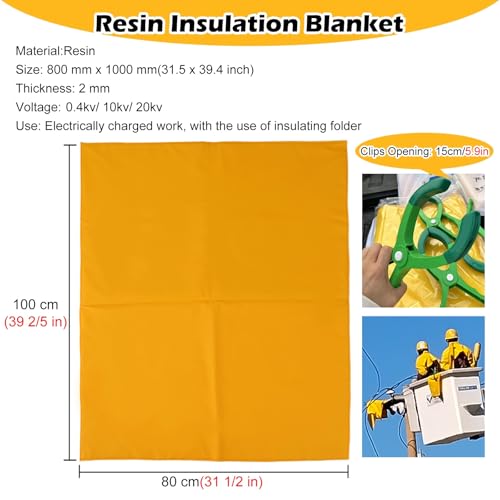 Tapis de protection haute tension 20kV isolant et réutilisable pour armoire - 5